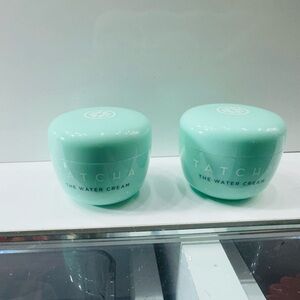 Tatcha Mint Green Water Cream Set 2 NEW